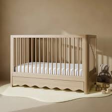 Solid wood baby cradle multifunctional